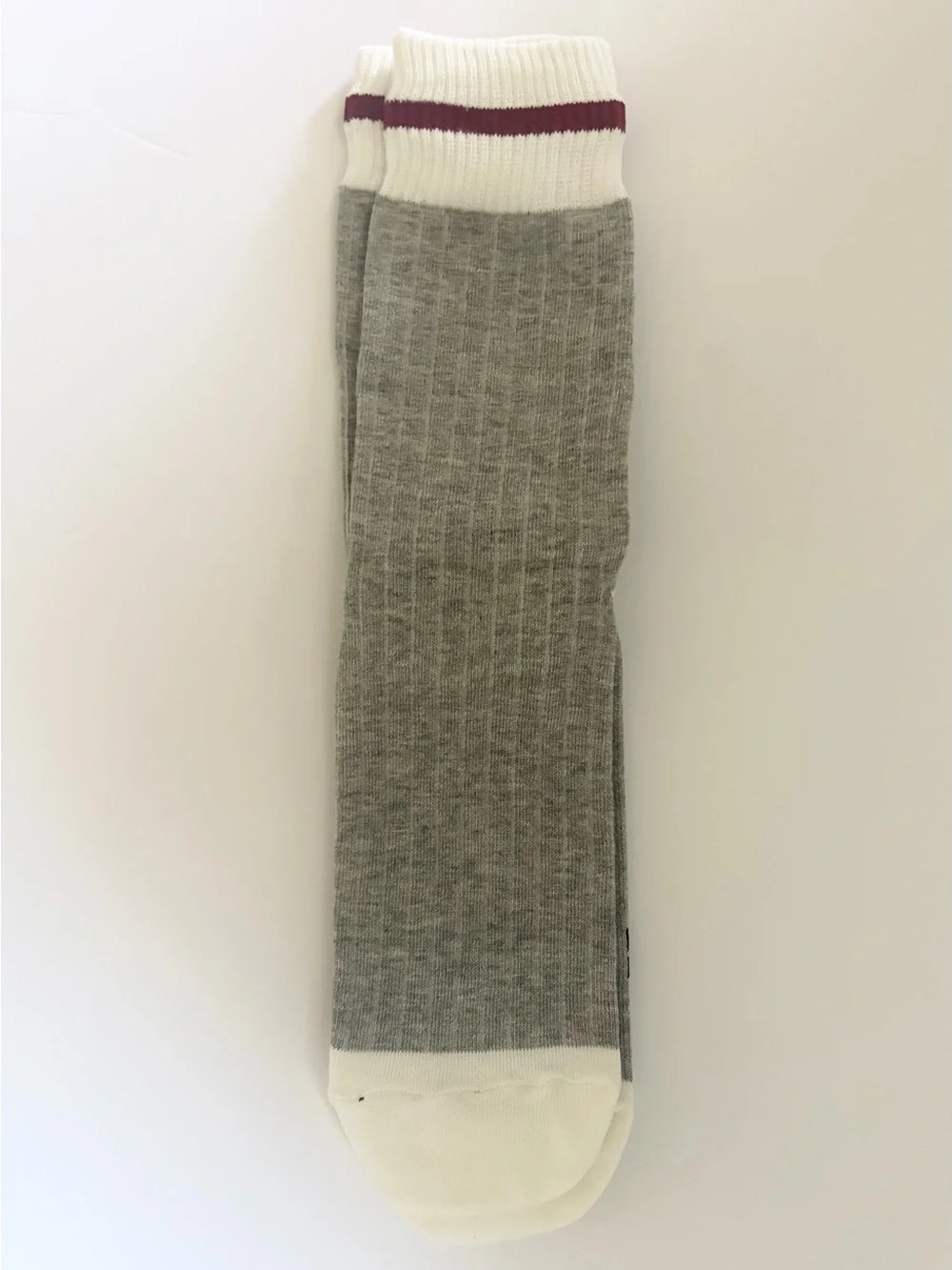 Novelty 'This Teacher Is Off Duty' Gray & White Socks